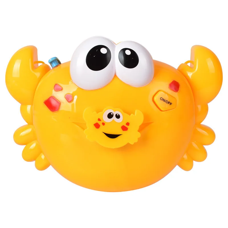 

Crab Bubble Machine Bath Outdoors Dual Use Lighting Music Children Electric Power Blow Bubble Machine Toys