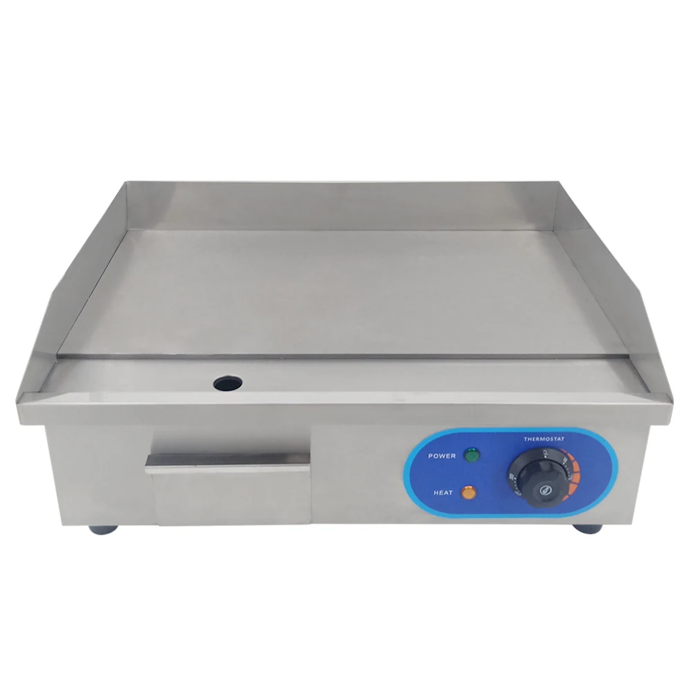 Commercial Electric Griddle Hotplate Flat Bbq Grill Restaurant