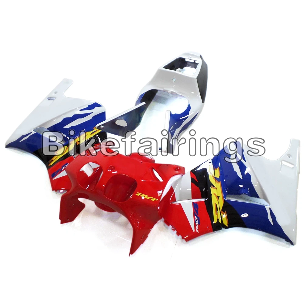Для Honda VFR400R NC35 V4 1993 1994 1995 1996 1997 1998 Пластик кузов комплект корпусов красно-белого и синего цвета капоты Sportbike крышка