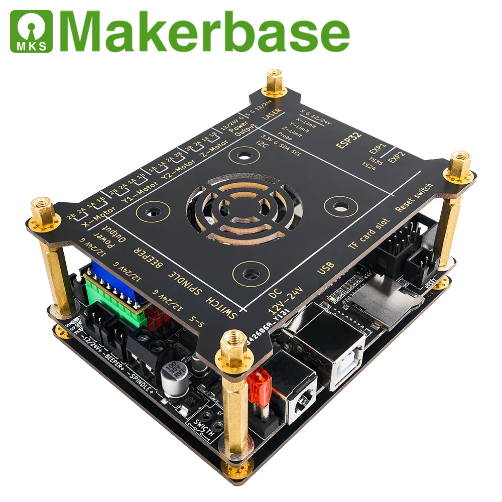 Makerbase-controlador Mks Dlc32 Grbl Trabalho para Laser & Cnc Esp32 Wifi Ts35 Ts24 Touch Screen para Máquina de Gravação a Laser - Imagem 5
