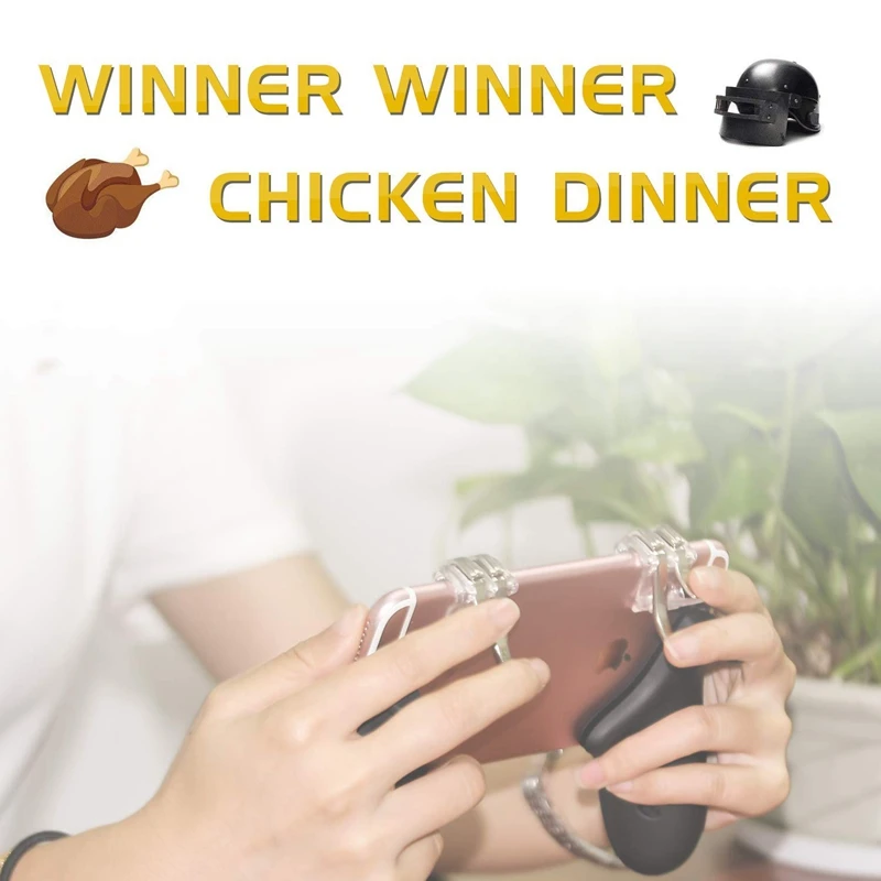  RISE-Mobile Controller - Cellphone Game Trigger/Mobile Game Controller Compatible With Pubg For And