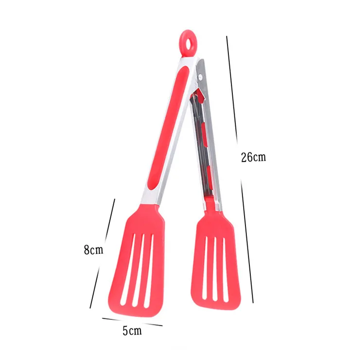 Нейлоновые антипригарные кухонные щипцы из нержавеющей стали щипцы для гриля хлеб буфет стейк барбекю Тонг посуда зажим кухонные инструменты