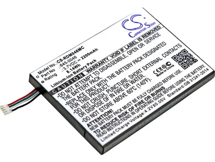 Cameron sino 2200mah аккумулятор для красного цифрового кинотеатра REDmote 645-0046 Аккумулятор для камеры