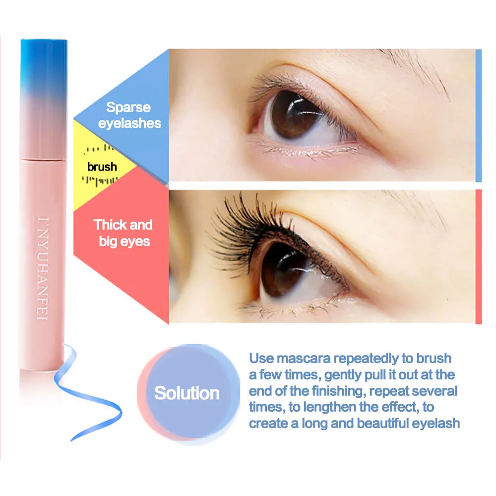4D Тушь для ресниц из шелкового волокна Водостойкая Rimel maquiagem Professional completa makeup для наращивания ресниц maskara