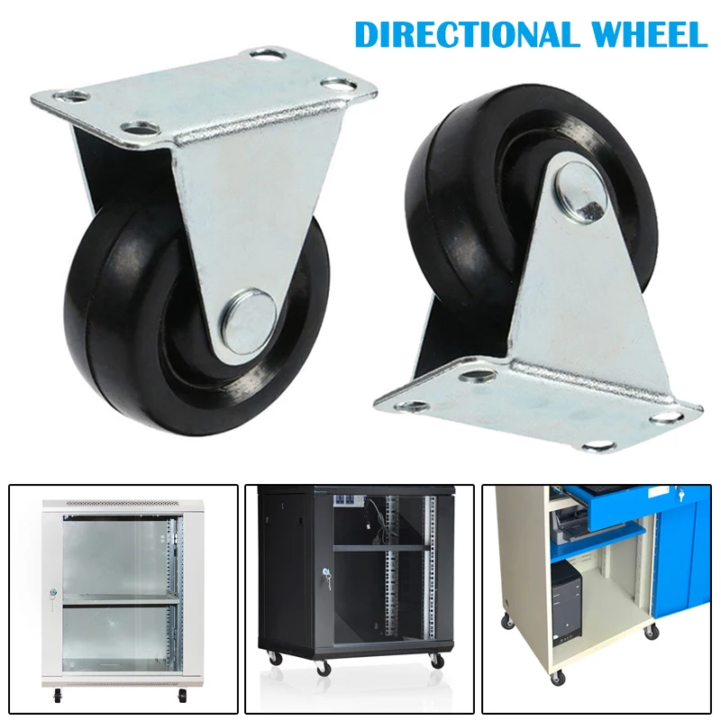 4 шт./компл./кпромышленной тележки резиновые поворотные фиксированный Heavy Duty для тележки для корпусной мебели 1 дюйм/1,25 inch/1,5 inch/2 дюймов- M25