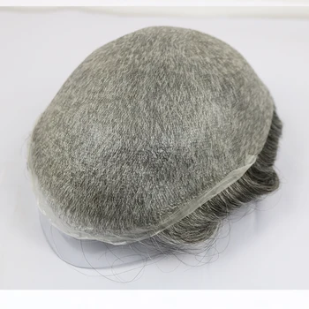 

NG 0.02-0.03mm Thinnest Toupee With Remy Human Hair Ultra Thin Skin Human Hair Toupee Mens Hair Pieces Hair Replacement