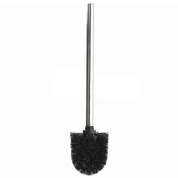 

Replacement Stainless Steel WC Bathroom Cleaning Toilet Brush Black Head
