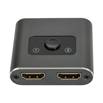 

1PCS 2 Port 4K 1080P Switcher HDMI Switch Selector 2x1 Splitter Box Ultra HD for HDTV Xbox PS3 PS4 Multimedia HOT sale