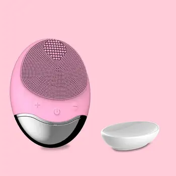 

Bamboo Charcoal Silicone Face Cleansing Device Waterproof USB Electric Sonic Vibration Pore Cleaning Beauty Machine
