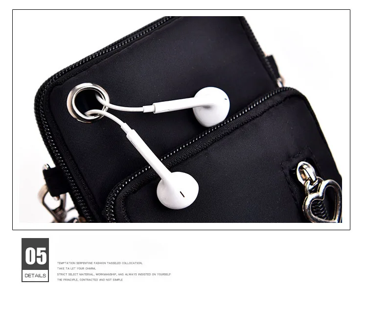 Universal Mobile Phone Bag For Samsung/iPhone/Huawei/HTC/LG Case Wallet Outdoor Sport Arm Purse Shoulder Bag Women Phone Pouch