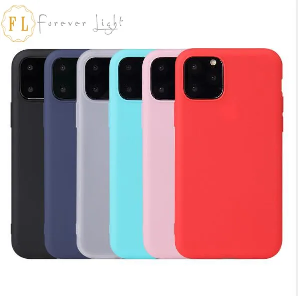 10 видов простой карамельный цвет силиконовый чехол для телефона iphone 11 Pro XR X XS Max 6 6S