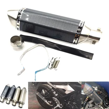 

Modified Motorcycle Exhaust Pipe escape Muffler Universal 38-51mm For Honda CB599 919 400 600 CBR900RR 600 250 400 NC700 CB900