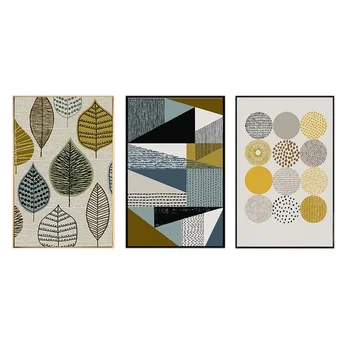 

Abstract Geometric Canvas Paintings Scandinavian Posters Art Wall Pictures for Living Room Home Decor Not Framed