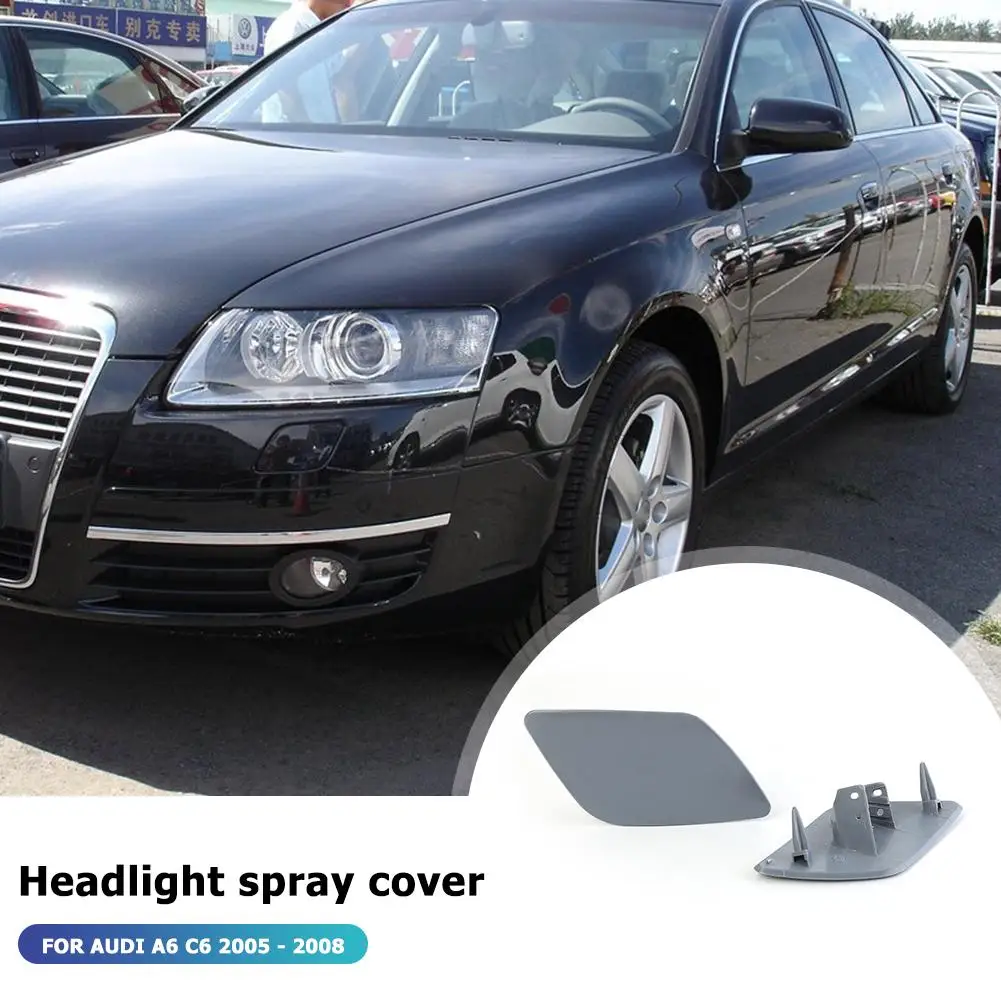 Крышка омывателя фар Форсунка для Audi A6 C6 4F 2004 2008 Q7 2005 2010 ABS автомобильные запасные