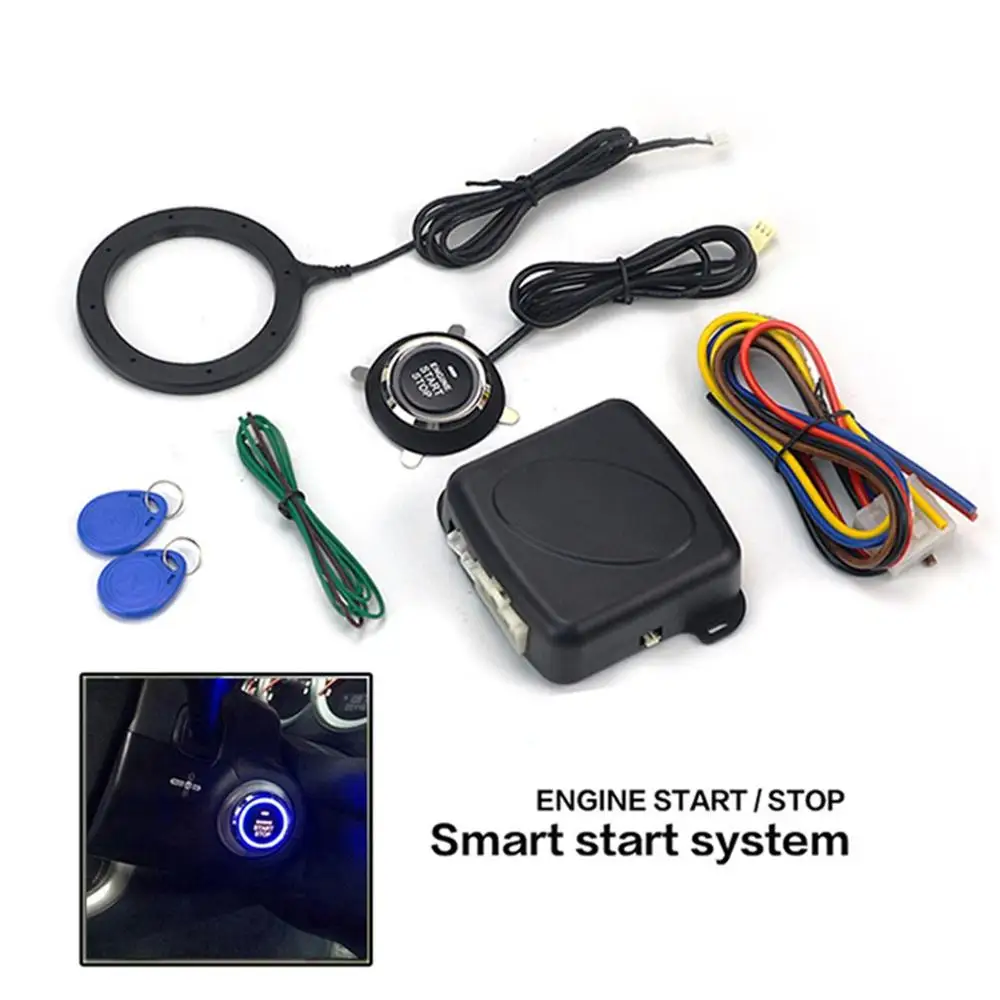 Автосигнализация один старт стоп двигатель Starline кнопка Rfid замок зажигание без