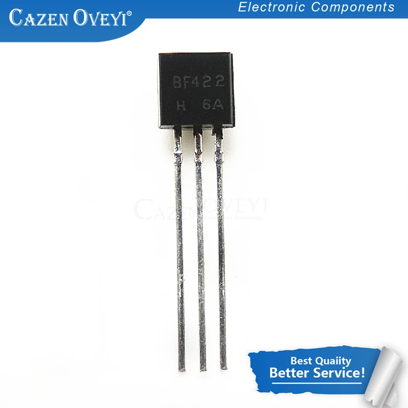 100pcs / lo BF422 линейный триодный транзистор ТО-92 0.1A 250V NPN в наличии | Электронные