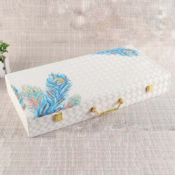 

RANO RN-CP01 Factory direct custom printed logo flip cover cosmetic packaging mask skin care products gift set box with handle