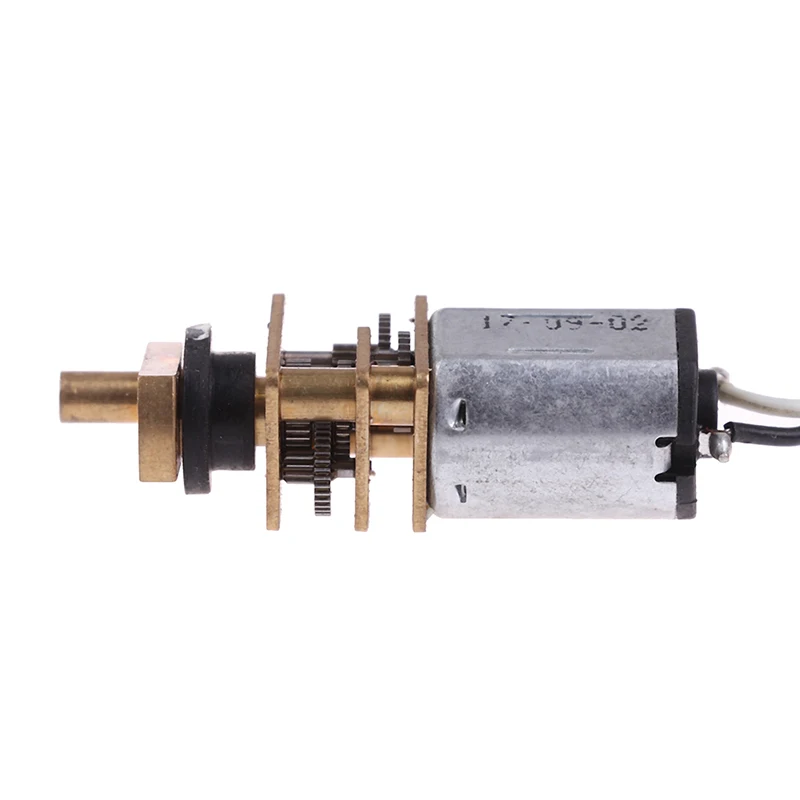 Strong Magnetic N20 Geared Motor with Copper Swing Arm, All Steel Gear Precision Fingerprint Lock Motor DC3V-6V, 30rpm-60rpm 1pc