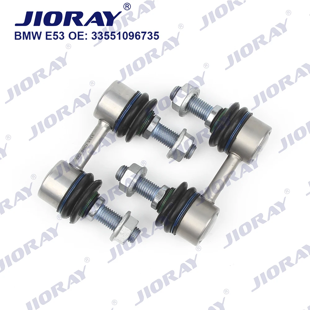 

JIORAY Pair Rear Axle Sway Bar End Stabilizer Link Ball Joint For BMW X5 Series E53 3.0d 3.0i 4.4i 4.6is 4.8is 33551096735
