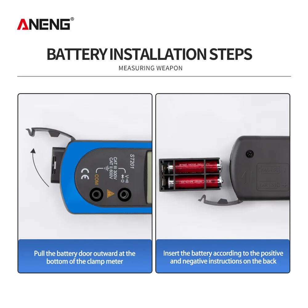 ANENG ST201 мультиметр цифровой токовые клещи clamp meter струбцина столярная тестер tester
