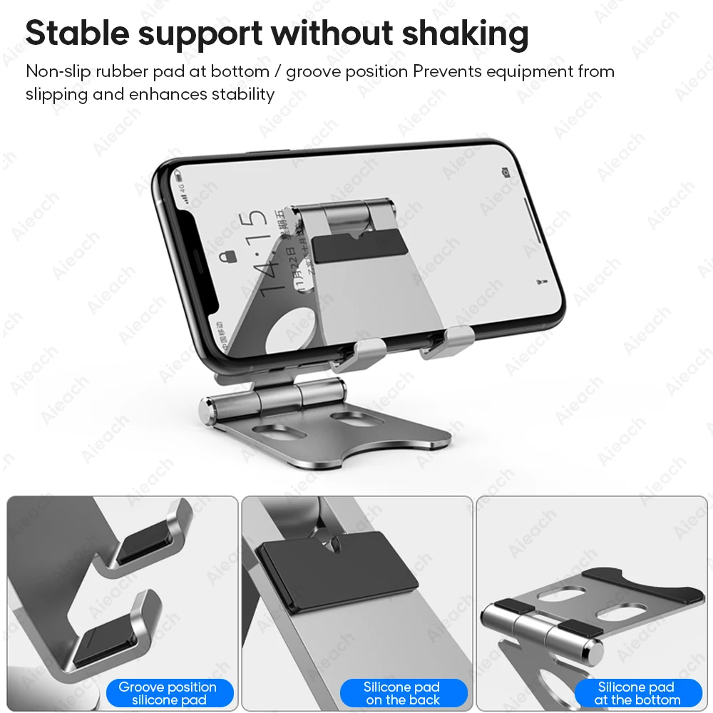 Алюминиевый Регулируемый складной держатель Aieach для планшета подставка iPad Samsung