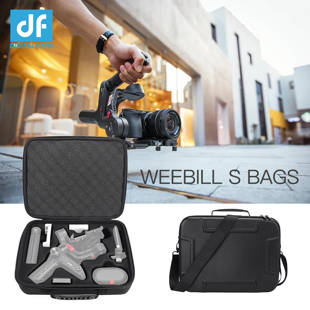  DF DIGITALFOTO Waterproof Hand Bag Case Carrying Case Portable Protection Storage for ZHIYUN Weebil