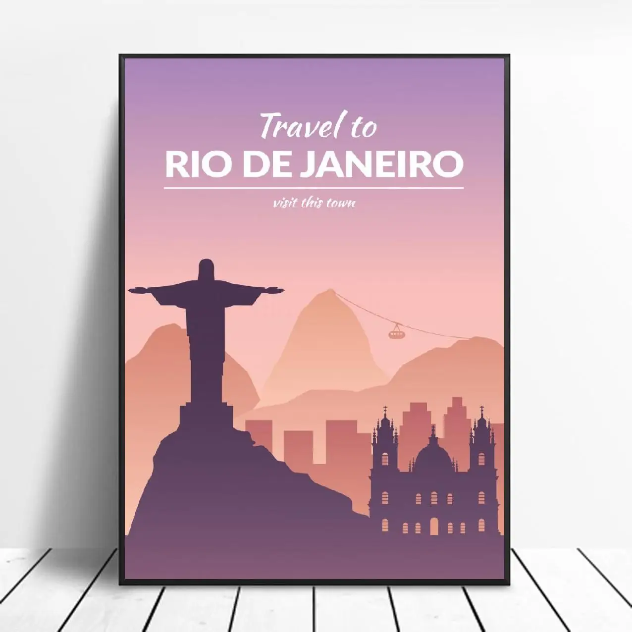 Rio De Janeiro холст постер для путешествий настенные художественные картины гостиной