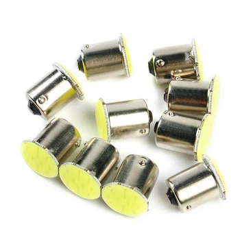 

12V 1PC Bulb Car LED Lights Lighting P21W Signal Indicator License Plate Lamps White 10pcs Useful Durable Portable