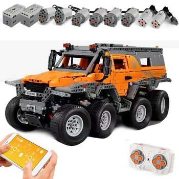 

Mould King RC Blocks 13088 Avtoros Shaman 8x8 Compatible Lepinblocks 23011Technic MOC-5630 Building Bricks Educational Toys Gift