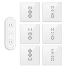 Tuya Smart Leben Vorhang Schalter Fernbedienung Jalousien Motor Rollladen RF + WIFI App Timer Google Home Aelxa Echo smart Home