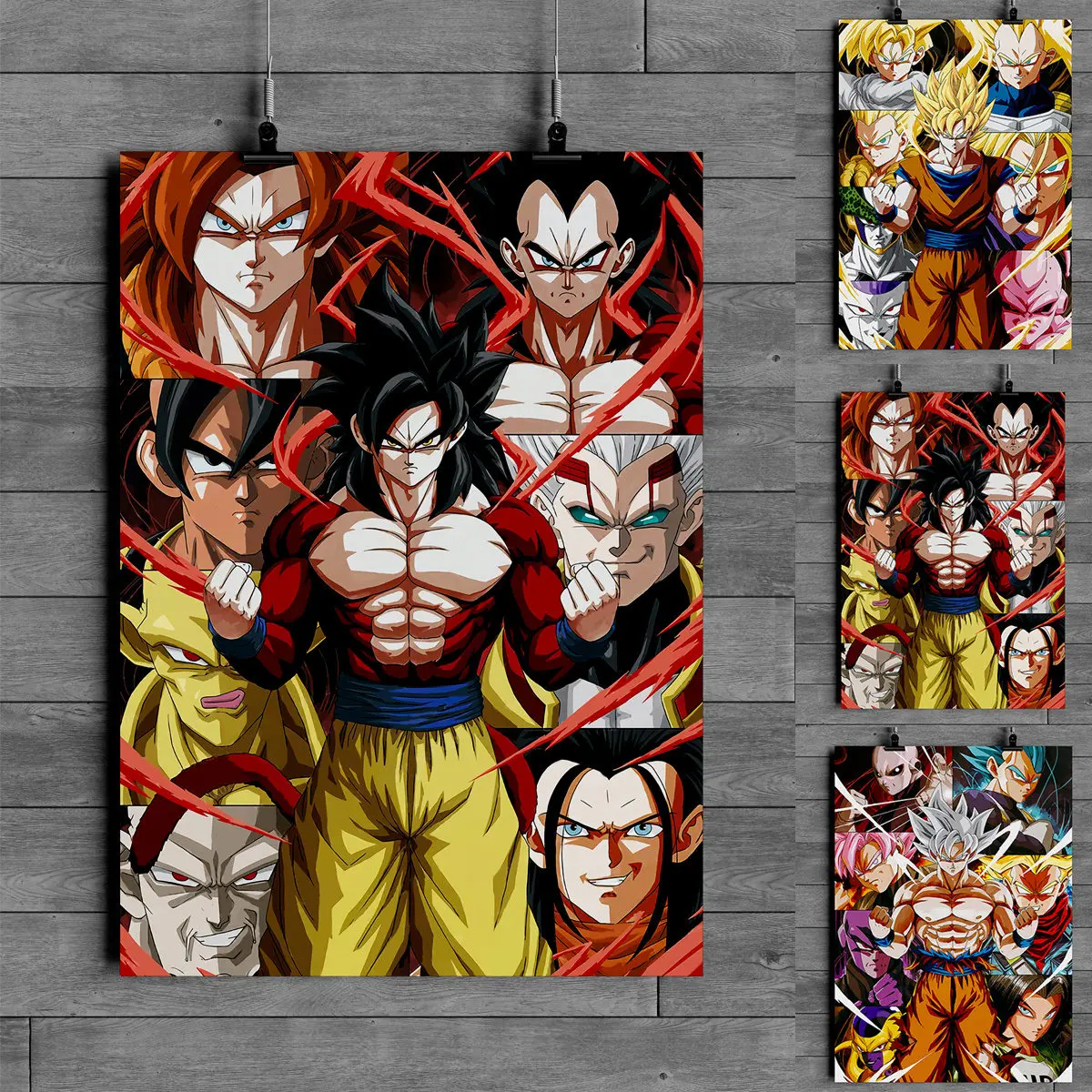 Animation 3D Poster NARUTO/Dbz/ONE PIECE/MY Hero Academia Anime 3D Lenticular Poster DC Comics Joker 3d Print Wall Art Painting