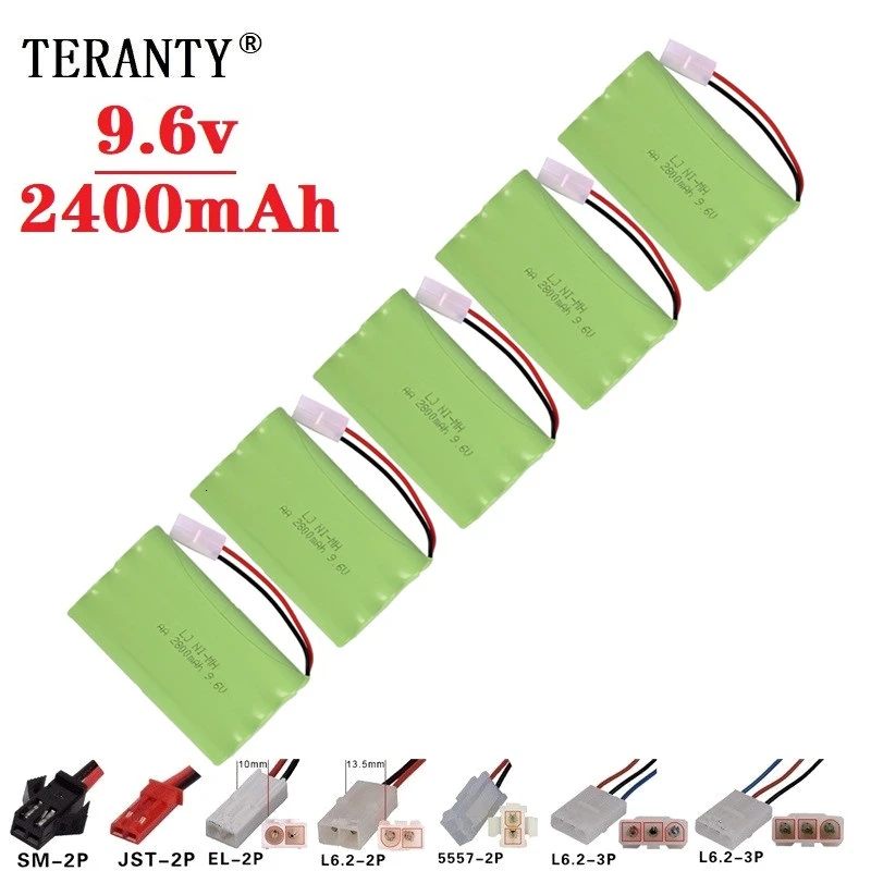 Модель H) 9,6 v 2400mah NiMH аккумулятор для радиоуправляемых игрушек, автомобилей танков, поездов, роботов, лодок, ружья Ni-MH AA 700mah 9,6 v перезаряжаемая батарея