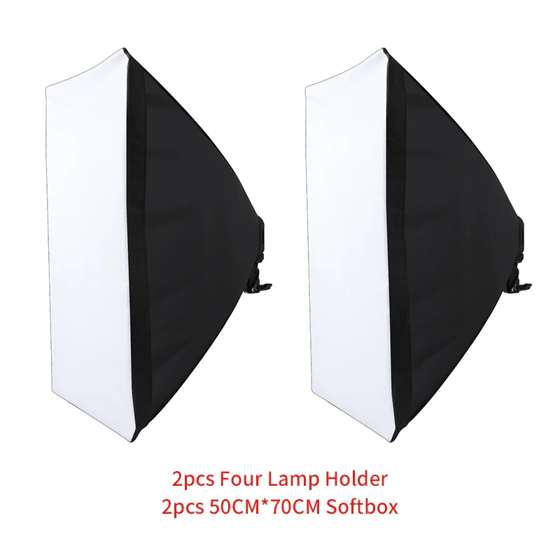 Number 4 Product 20 Вт Профессиональная фотография 19,7x27,5 дюйма/50x70 см софтбокс с 4-в-1 E27 держатель лампы для студийного освещения - Цвет: Number 4 Product