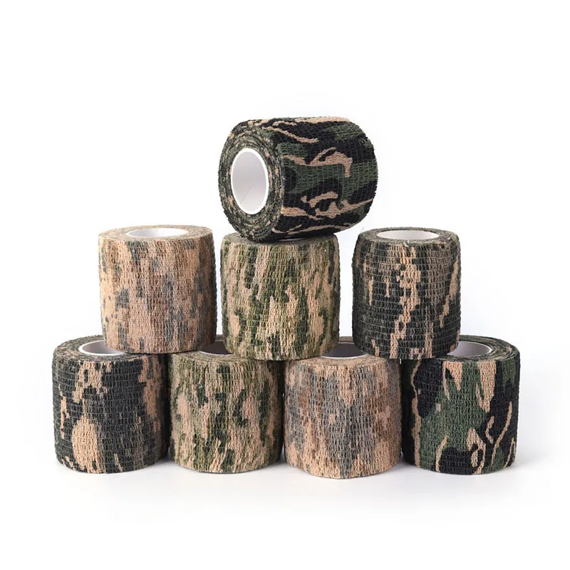 Flash Sale Bandage Camouflage-Tape Self-Adhesive-Gun Stretch Military Roll 2pcs Decor mlKgDxyqY