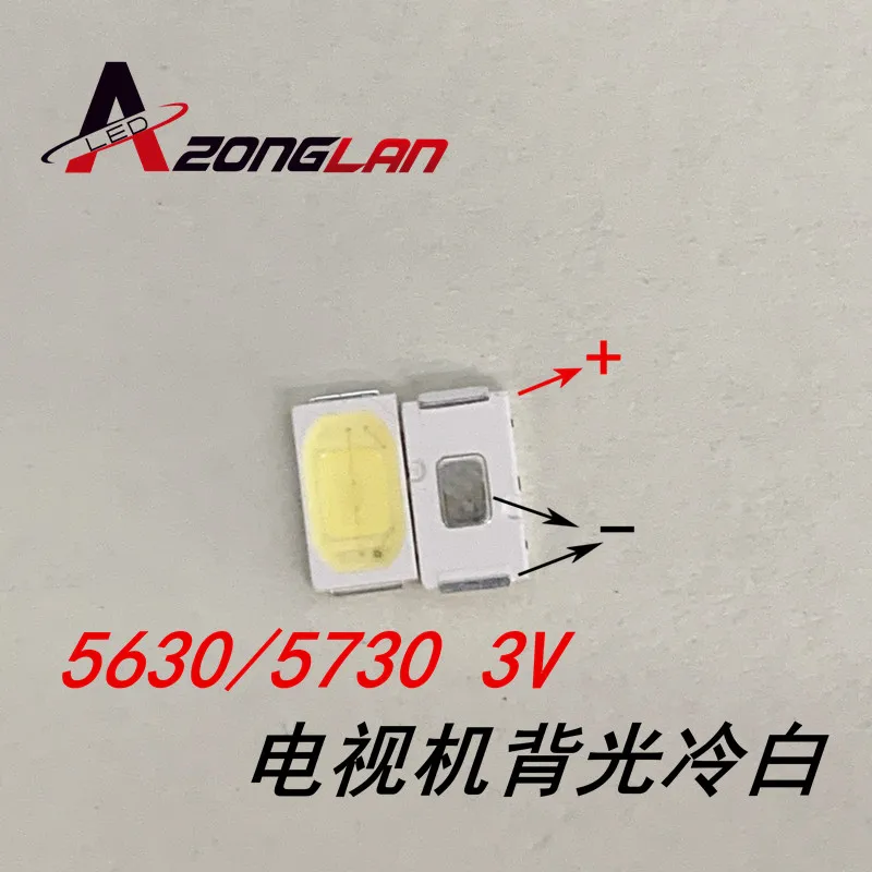 1000PCS LED Backlight 0.5W 3v UNI 5630/5730 Cool white for LCD TV Application uni | Лампы и освещение