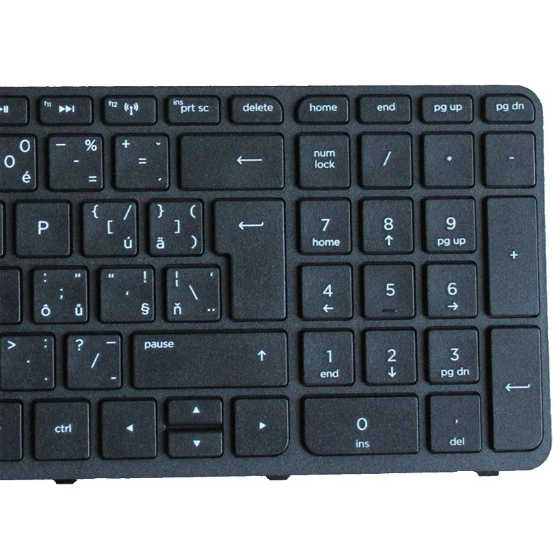 Черная клавиатура с рамкой для HP Pavilion 15E 15N 15T 15 N E E000 N000 N100 e087sr R65 CZ|keyboard for hp|keyboard hp