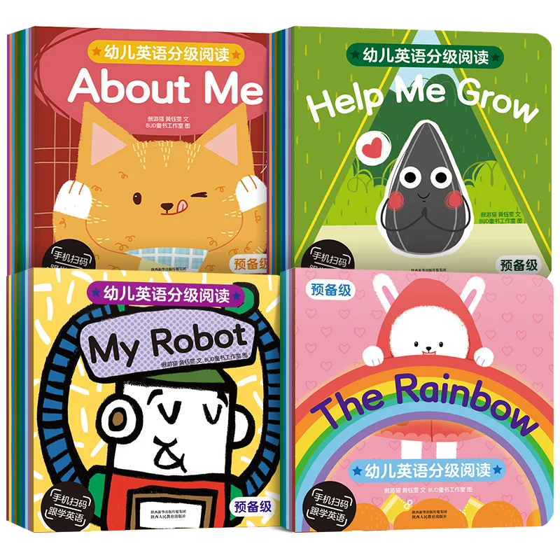 

35 Book/Sets15CMx15CM Kids color English Picture Parent-Child Educational Book Gift For Children Baby Learn Reading Story Books