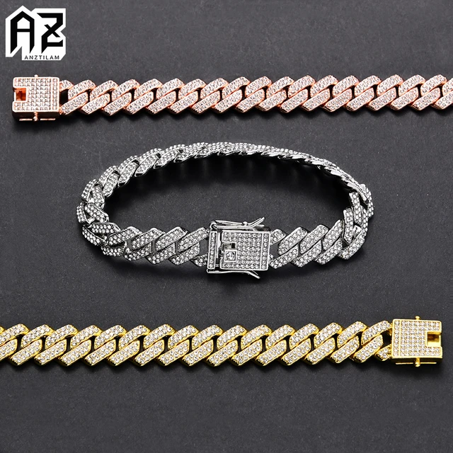 Square Link Cuban Chain Bracelet