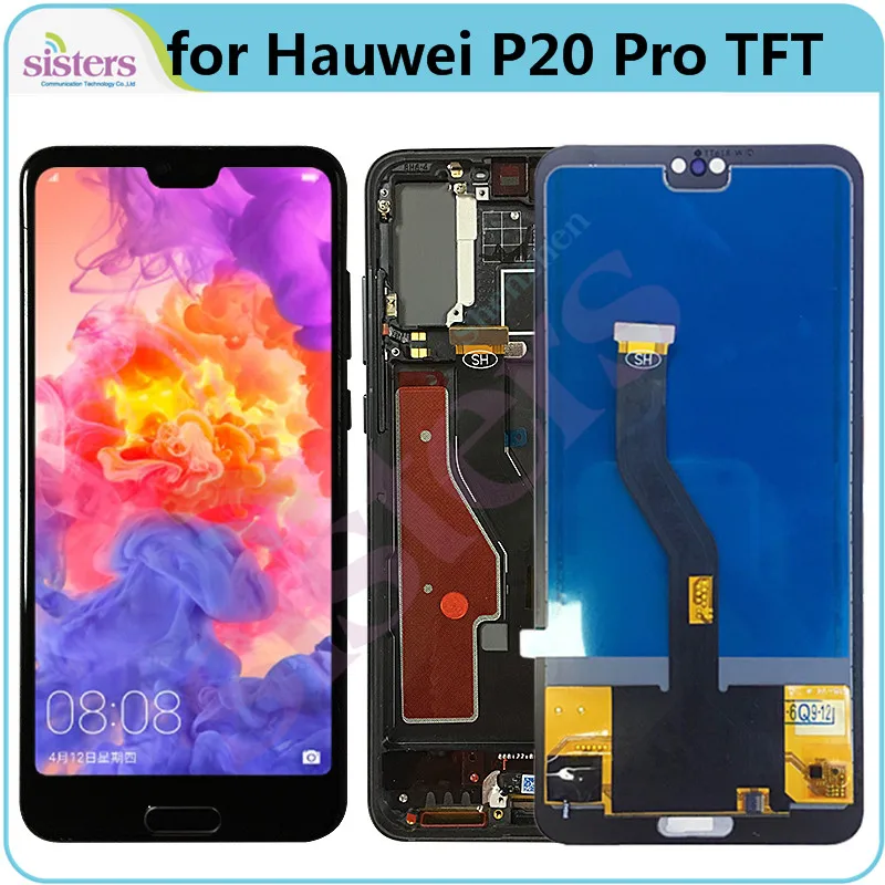 ЖК дисплей для Huawei P20 Pro экран P20Pro сенсорный дигитайзер телефон le29 AL00 AL01 AL00L