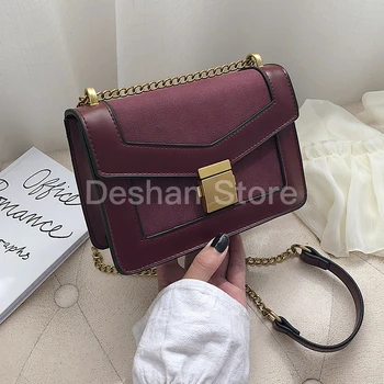 

Leather Scrub Crossbody Bags For Women 2019 Small Quality Shoulder Messenger Female Luxury Handbags and Purses