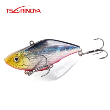

TSURINOYA Fishing Lure VIB Lure Set DW22 Sinking Water Artificial Plastic Vibration Bait 8PCS/Lot 70mm 13.8g Hard Wobbler