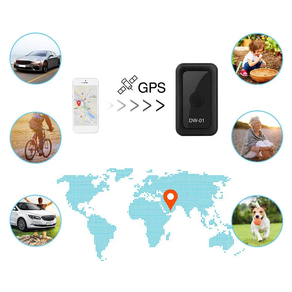 Портативный gps автомобильный трекер детский трекер для безопасности Противоугонная сигнализация устройство слежения для автомобиля мотоцикла грузовика фургона для детей