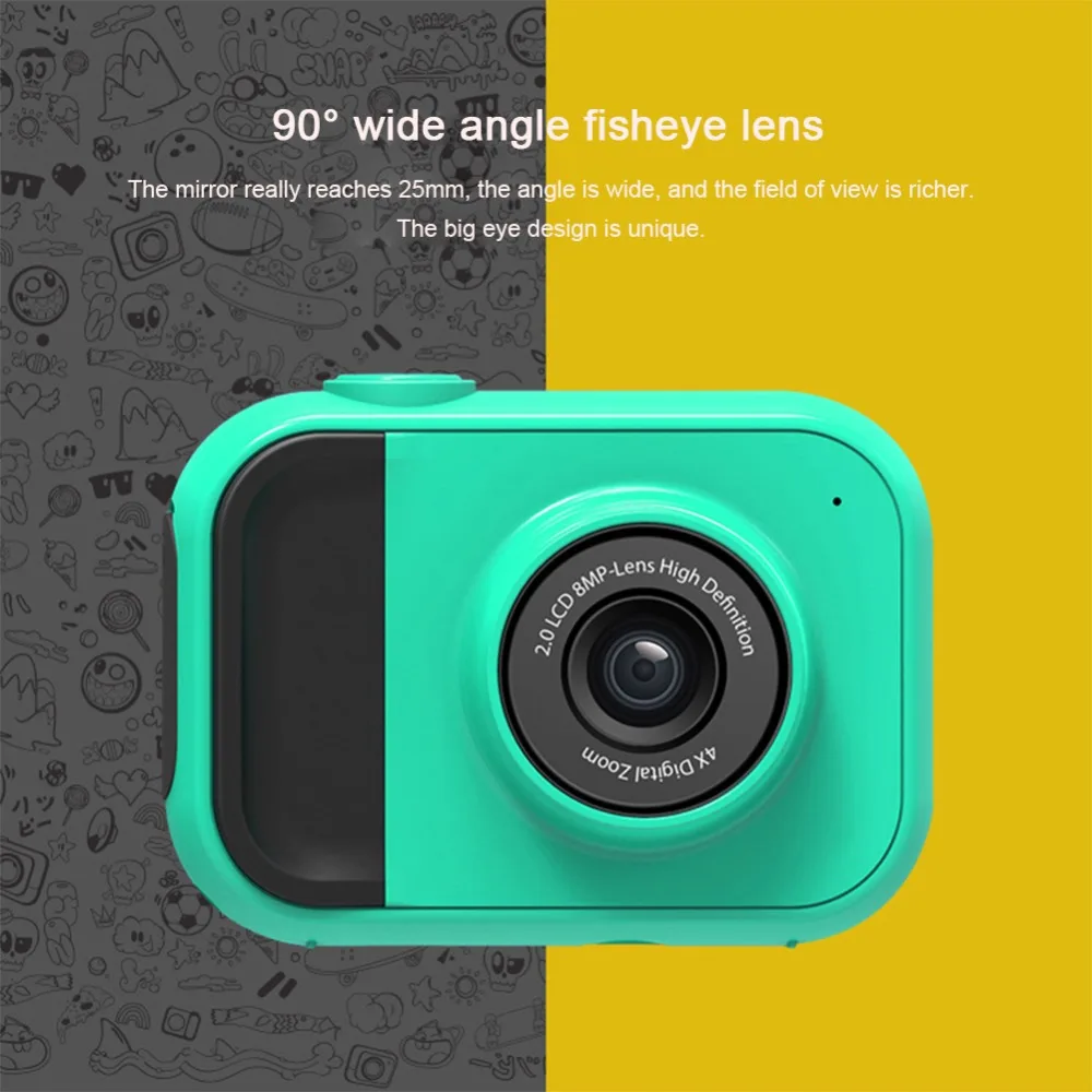 24MP Educational Children Photo Camera Full HD 1080P Mini Digital Camera 4x Zoom Kids Toy Camera for Children Birthday Gifts