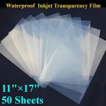 50 шт./компл. A4 струйная лазерная печать прозрачная пленка фотобумага для печатной платы трафареты