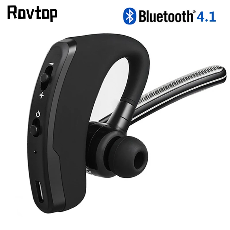 Rovtop Беспроводные Bluetooth 4 1 наушники гарнитура бизнес автомобиль громкой связи в