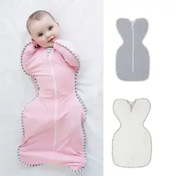 От 0 до 9 месяцев Новорожденный ребенок Мягкие печатные спальные мешки одеяла Пеленание младенца пеленать обертывание малыша Детские