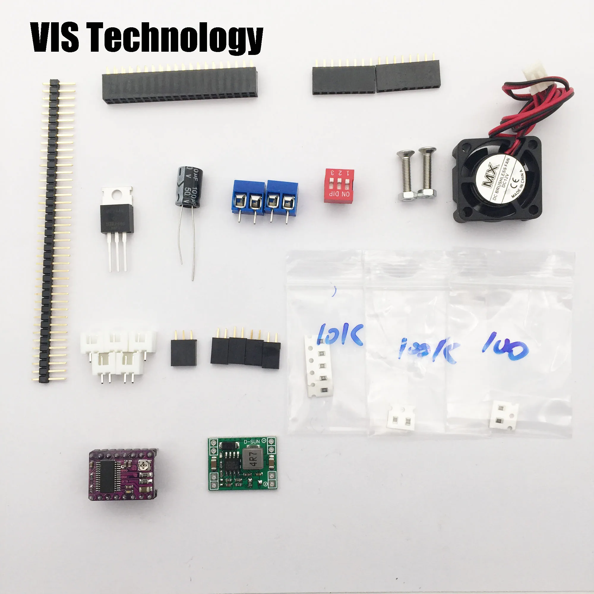 1 компл. Компонент для Nanodlp щит V3.0 PCB для SLA Nano принтер Thingiverse TOS
