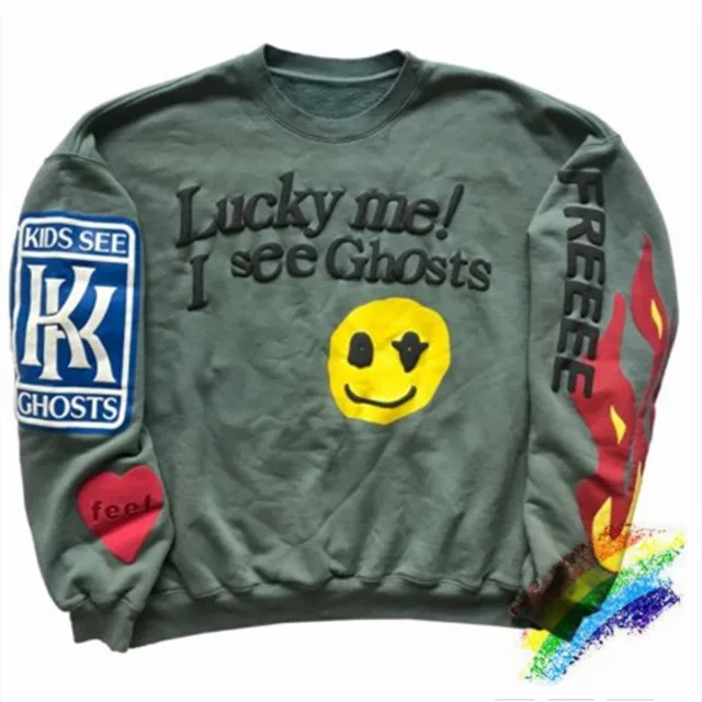 Kanye West Jesus Is King "Lucky Me I SEE GHOSTS" Sweatshirts Hoodies 1