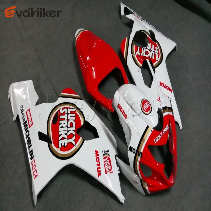 Пользовательские мотоциклетные панели для K4 GSX-R600750 2004-2005 GSXR600 04 05 обтекатель двигателя заказ+ подарки ABS синий белый H2 - Цвет: C