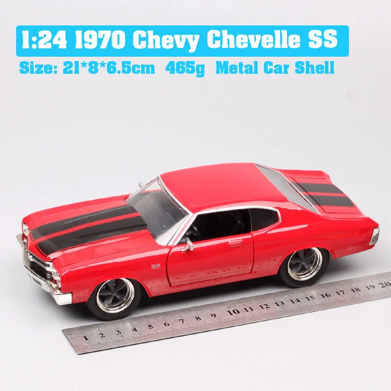 Jada 1/24 масштаб винтажный chevy 1970 Chevrolet Chevelle SS Универсалы Diecasts& игрушечный транспорт модели спортивных автомобилей подарок детям